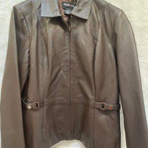 Brown Leather Jacket